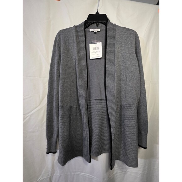 Sweaters - 89TH MADISON Women's Open Front Cardigan S Misty H Grey Style ESF21203 NWT